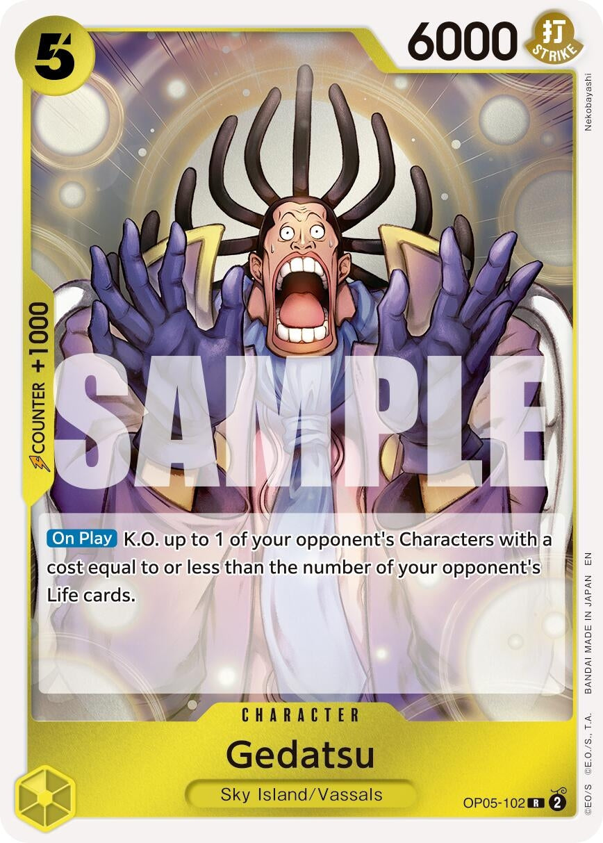 Image for Gedatsu (Reprint) (OP05-102) (Premium Booster -The Best- Vol. 2) - One Piece Card Game