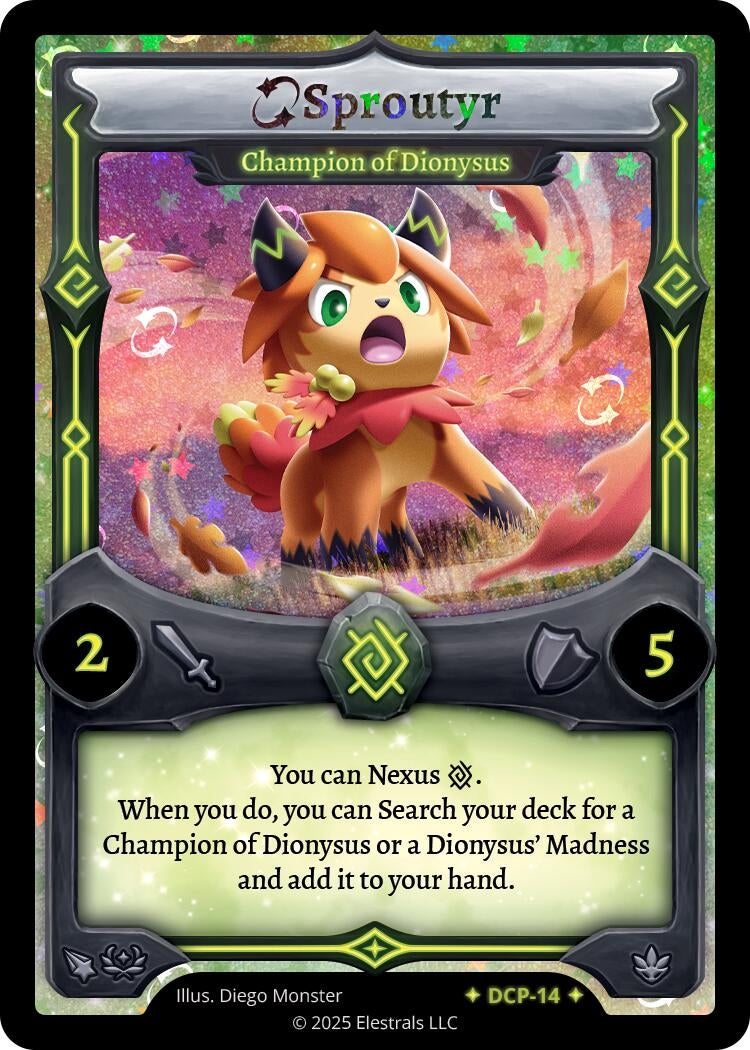 Image for Sproutyr - Champion of Dionysus (DCP-14) (Divine Champions: Lifestream Promos) - Elestrals