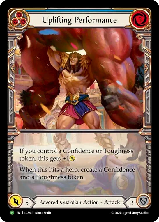 Image for Uplifting Performance - LGS419 (LGS419) - Flesh and Blood TCG