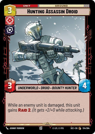Image for Hunting Assassin Droid (134/264) (Secrets of Power) - Star Wars: Unlimited