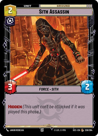 Image for Sith Assassin (238/264) (Secrets of Power) - Star Wars: Unlimited
