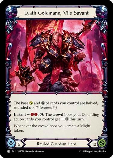 Image for Lyath Goldmane, Vile Savant // Lyath Goldmane (SUP071//SUP072) - Flesh and Blood TCG