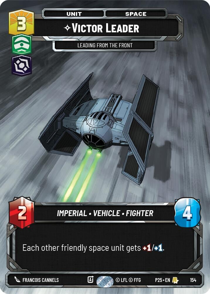 Image for Victor Leader - Leading from the Front (154) (Sector and Regional Promos: Season 1) - Star Wars: Unlimited