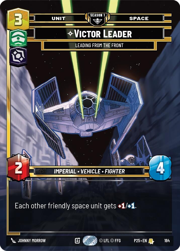 Image for Victor Leader - Leading from the Front (164) (164) (Sector and Regional Promos: Season 1) - Star Wars: Unlimited