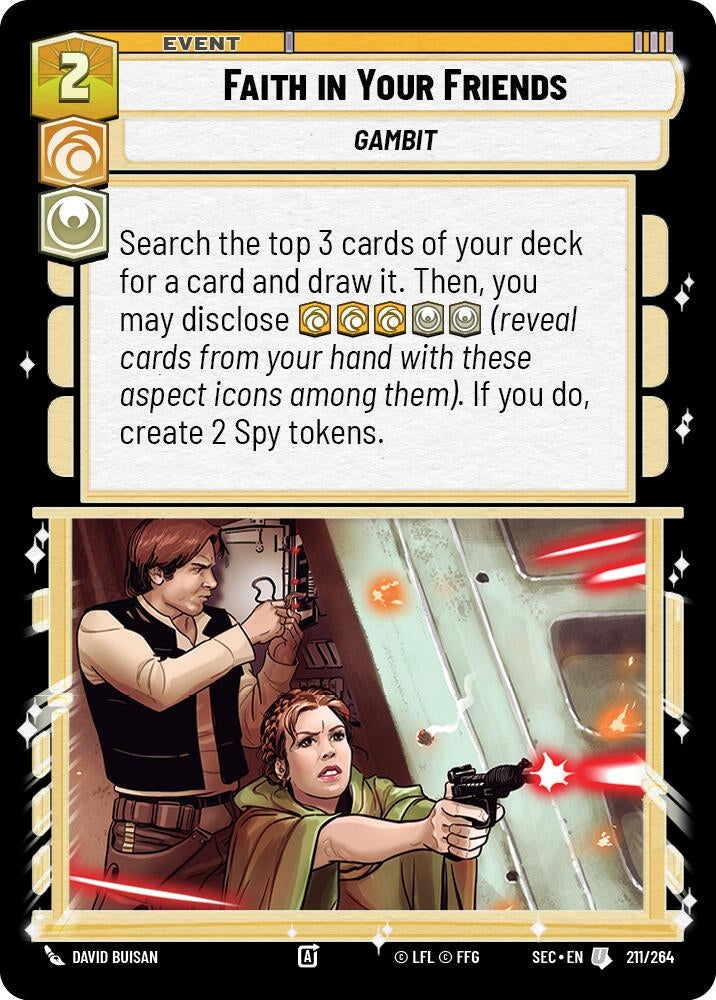 Image for Faith in Your Friends (211/264) (Secrets of Power) - Star Wars: Unlimited