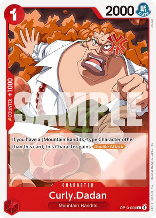 Curly.Dadan (OP13-009) (Carrying On His Will)