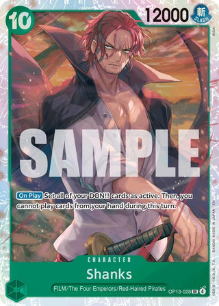 Shanks (028) (OP13-028) (Carrying On His Will)
