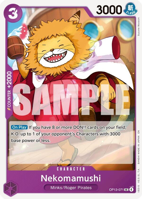 Nekomamushi (OP13-071) (Carrying On His Will)