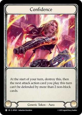 Image for Confidence (APS031) - Flesh and Blood TCG
