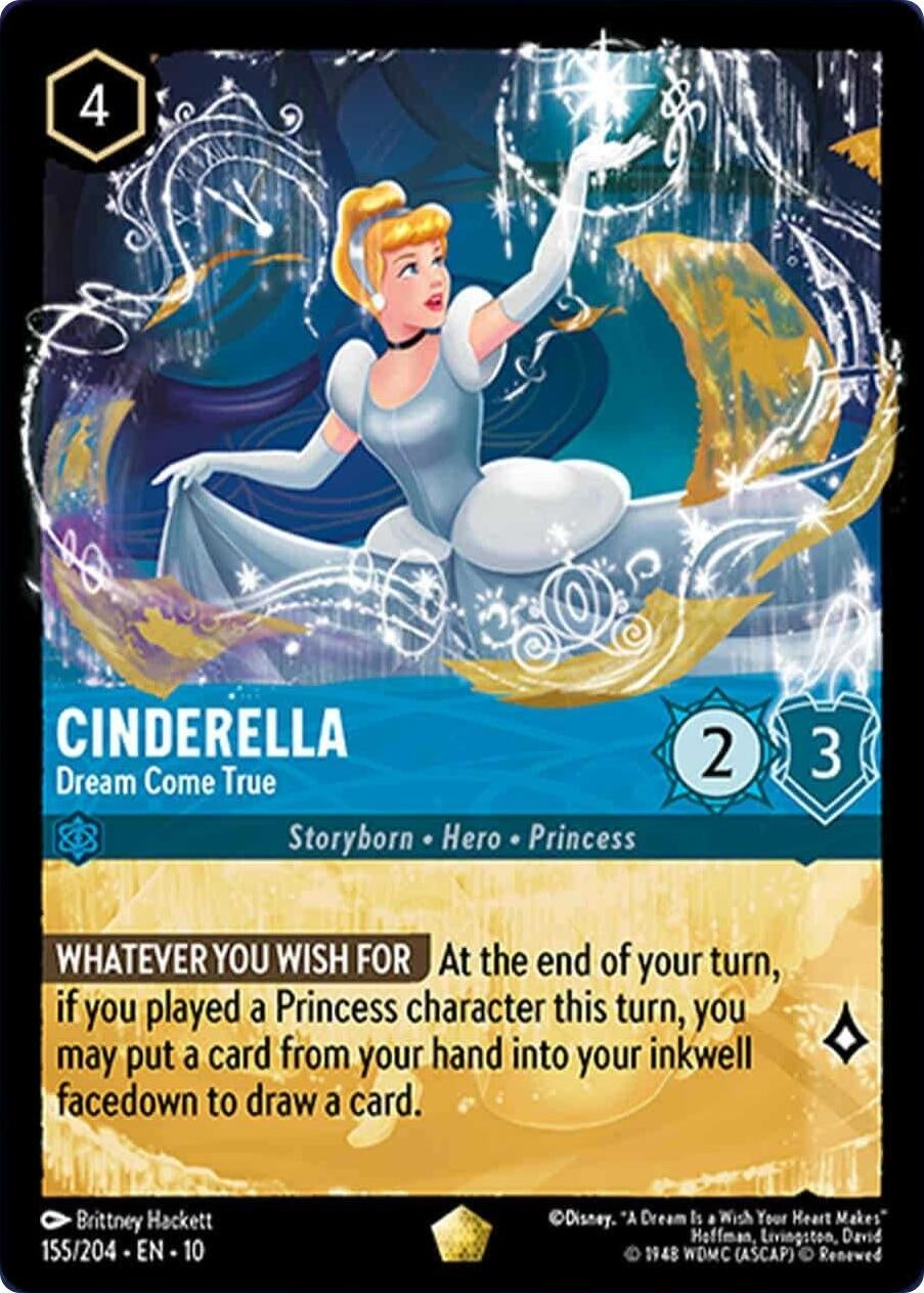 Image for Cinderella - Dream Come True (155/204) (Whispers in the Well) - Disney Lorcana