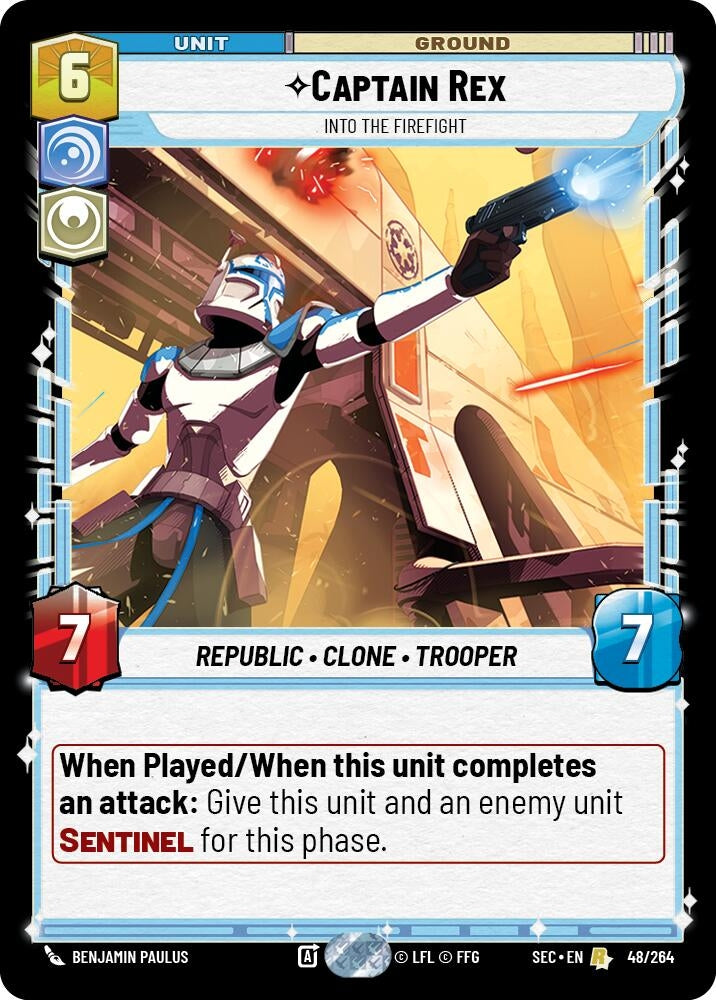 Image for Captain Rex - Into the Firefight (48/264) (Secrets of Power) - Star Wars: Unlimited