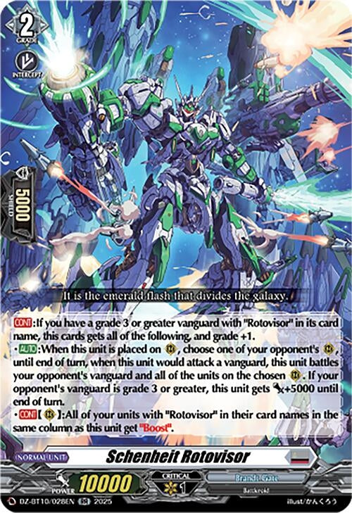 Image for Schenheit Rotovisor (DZ-BT10/028EN) (DZ-BT10: Dragonsoul Resonance) - Cardfight Vanguard