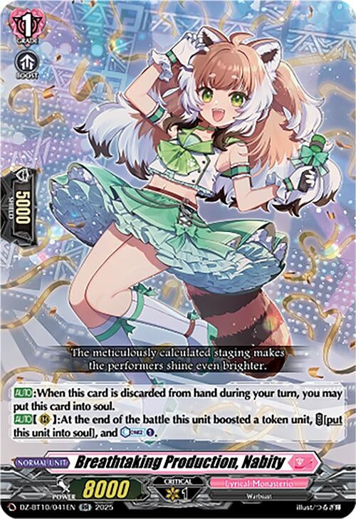 Image for Breathtaking Production, Nabity (DZ-BT10/041EN) (DZ-BT10: Dragonsoul Resonance) - Cardfight Vanguard
