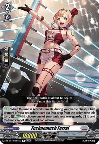 Image for Technomech Ferral (DZ-BT10/051EN) (DZ-BT10: Dragonsoul Resonance) - Cardfight Vanguard