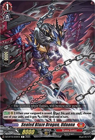 Image for Sealed Blaze Dragon, Udaana (DZ-BT10/072EN) (DZ-BT10: Dragonsoul Resonance) - Cardfight Vanguard