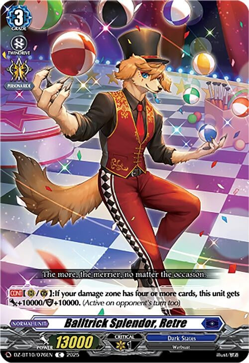 Image for Balltrick Splendor, Retre (DZ-BT10/076EN) (DZ-BT10: Dragonsoul Resonance) - Cardfight Vanguard