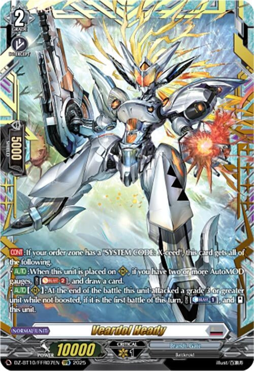 Image for Veardol Heady (FFR) (DZ-BT10/FFR07EN) (DZ-BT10: Dragonsoul Resonance) - Cardfight Vanguard