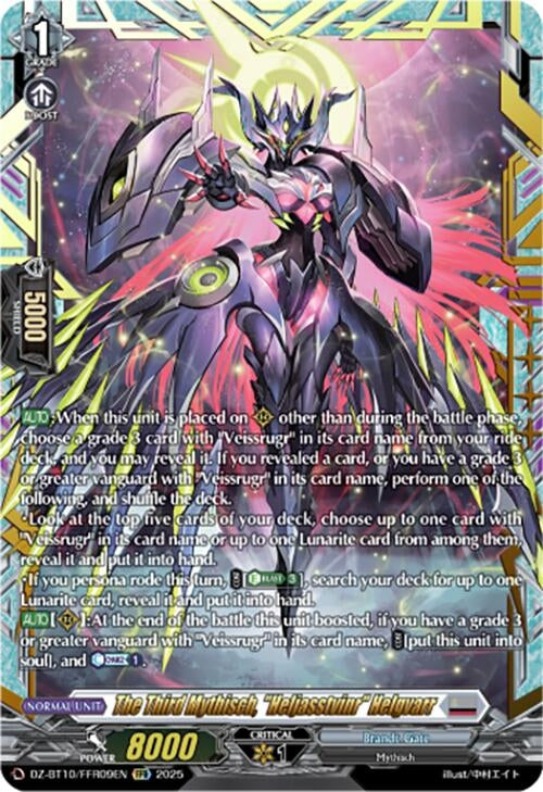 Image for The Third Mythisch, "Heljasstvinr" Helgvarr (FFR) (DZ-BT10/FFR09EN) (DZ-BT10: Dragonsoul Resonance) - Cardfight Vanguard