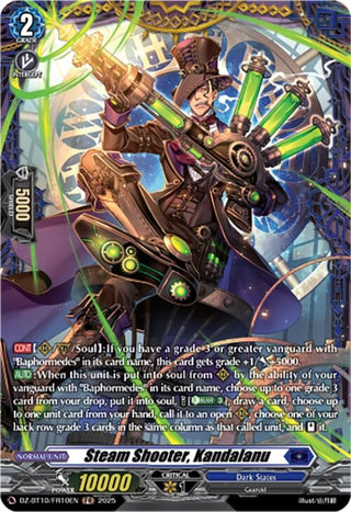 Image for Steam Shooter, Kandalanu (FR) (DZ-BT10/FR10EN) (DZ-BT10: Dragonsoul Resonance) - Cardfight Vanguard