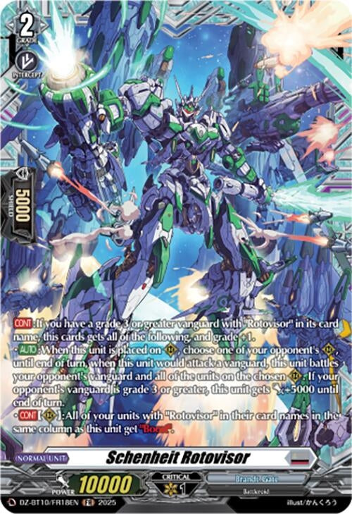 Image for Schenheit Rotovisor (FR) (DZ-BT10/FR18EN) (DZ-BT10: Dragonsoul Resonance) - Cardfight Vanguard