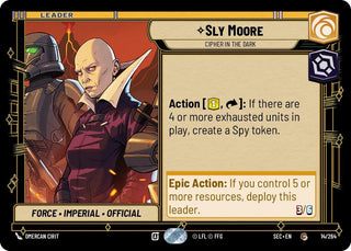 Image for Sly Moore - Cipher in the Dark (14/264) (Secrets of Power) - Star Wars: Unlimited