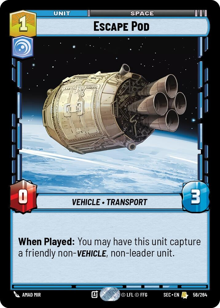Image for Escape Pod (56/264) (Secrets of Power) - Star Wars: Unlimited