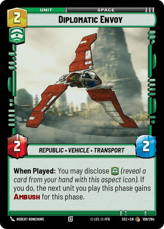 Image for Diplomatic Envoy (109/264) (Secrets of Power) - Star Wars: Unlimited