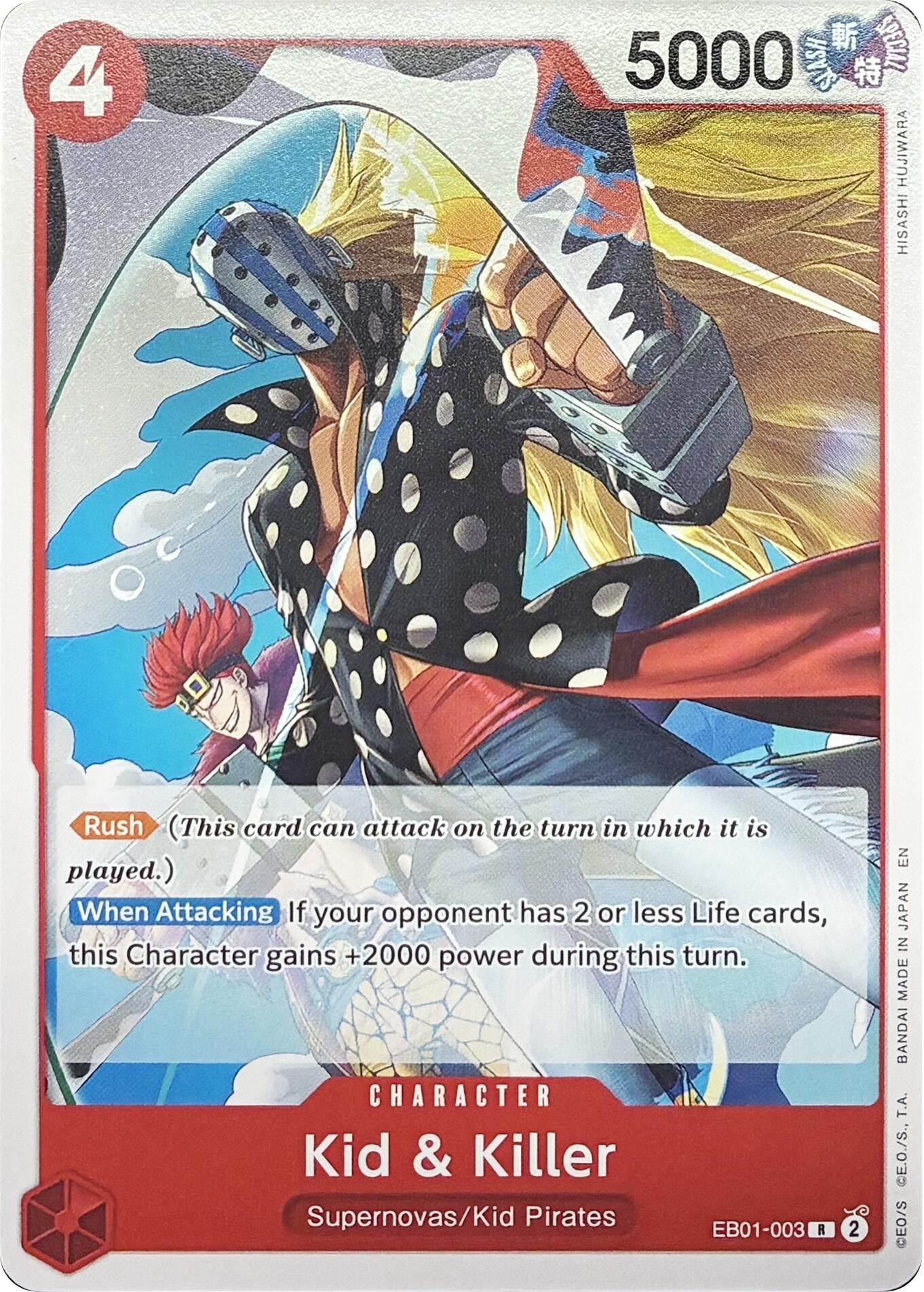 Image for Kid & Killer - EB01-003 (EB01-003) (Learn Together Deck Set) - One Piece Card Game