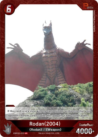 Image for Rodan (2004) (EBP02-015) (EBP02-015) (Booster Set 2: G: Monsters Raid Again) - Godzilla Card Game