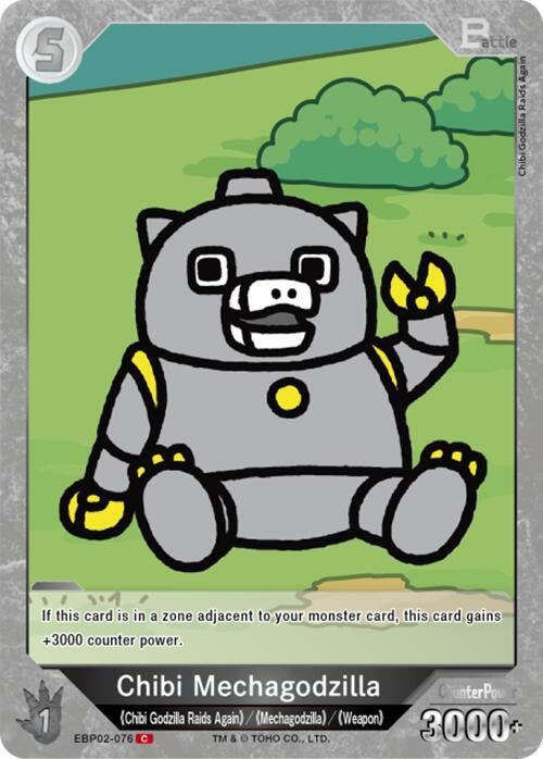 Image for Chibi Mechagodzilla (EBP02-076) (EBP02-076) (Booster Set 2: G: Monsters Raid Again) - Godzilla Card Game