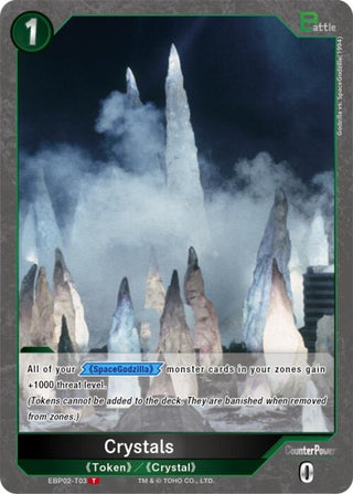 Image for Crystals (EBP02-T03) (EBP02-T03) (Booster Set 2: G: Monsters Raid Again) - Godzilla Card Game