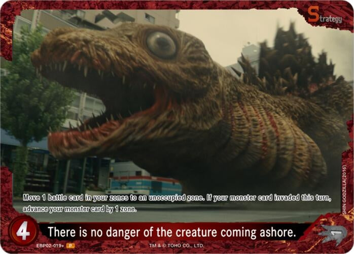 Image for There is no danger of the creature coming ashore. (EBP02-019+) (EBP02-019+) (Booster Set 2: G: Monsters Raid Again) - Godzilla Card Game