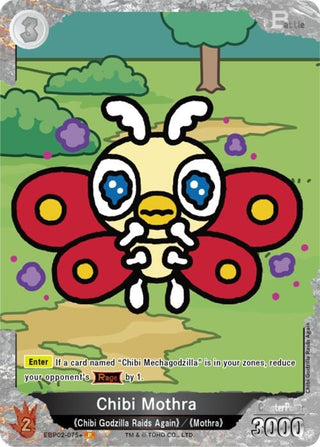 Image for Chibi Mothra (EBP02-075+) (EBP02-075+) (Booster Set 2: G: Monsters Raid Again) - Godzilla Card Game