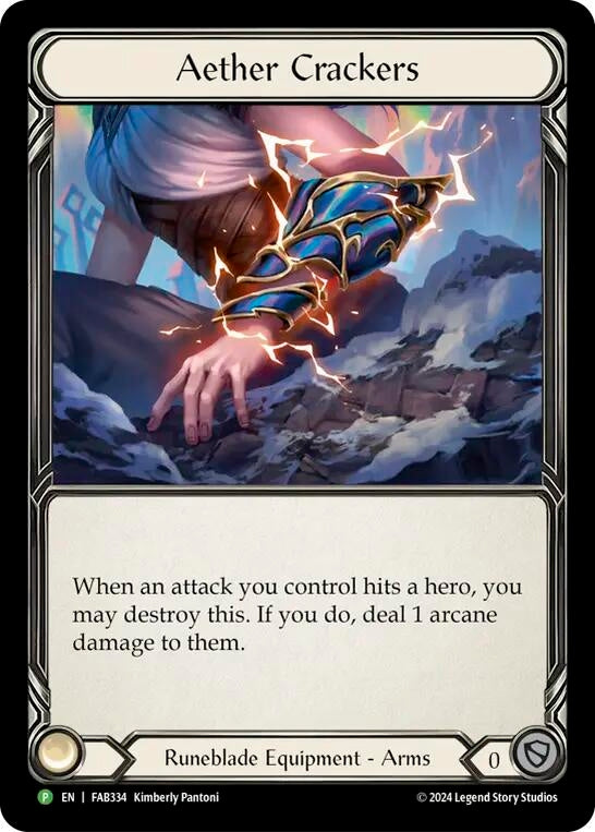 Image for Aether Crackers - FAB334 (FAB334) - Flesh and Blood TCG