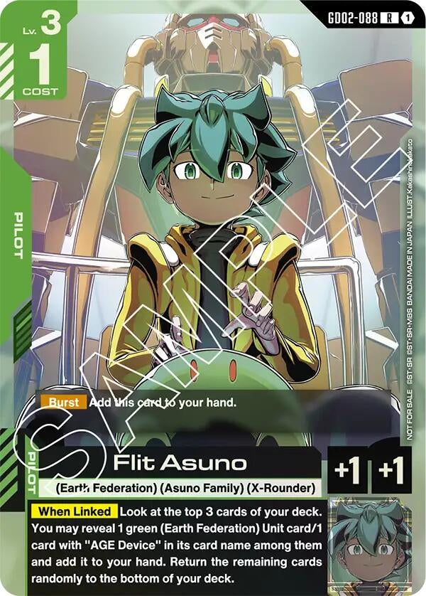 Image for Flit Asuno (GD02 Release Event) (GD02-088) (Gundam Promotional Cards) - Gundam Card Game