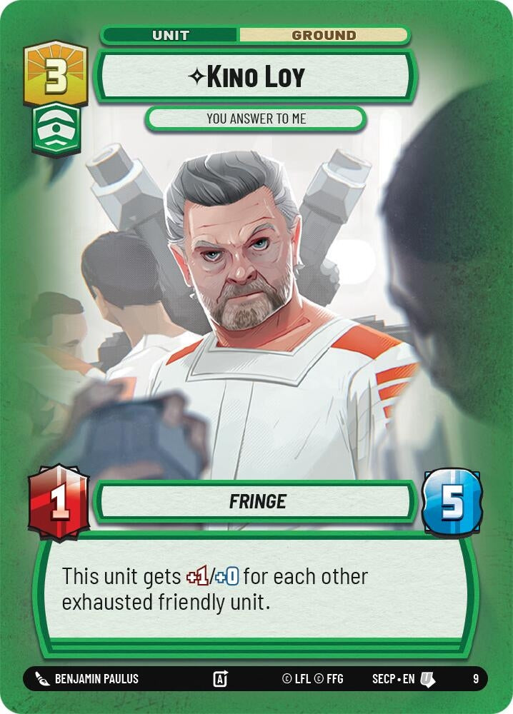 Image for Kino Loy - You Answer to Me (Secrets of Power - Weekly Play Promos) - Star Wars: Unlimited