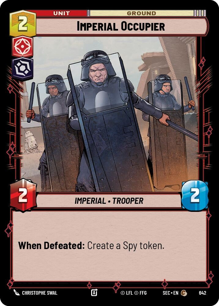Image for Imperial Occupier (Foil) (642) (Secrets of Power) - Star Wars: Unlimited