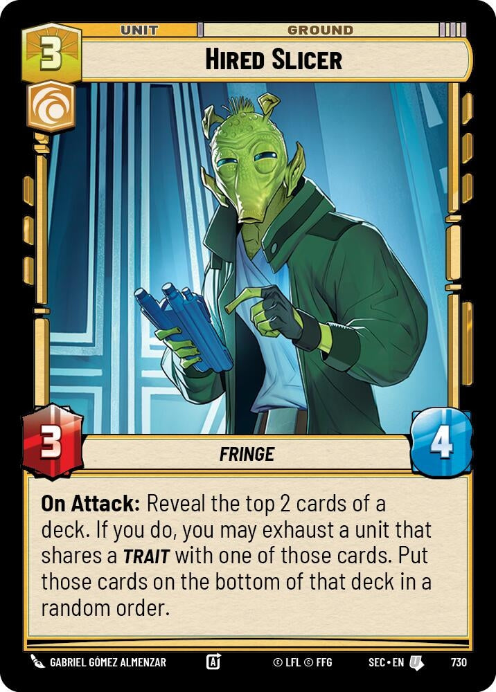 Image for Hired Slicer (Foil) (730) (Secrets of Power) - Star Wars: Unlimited