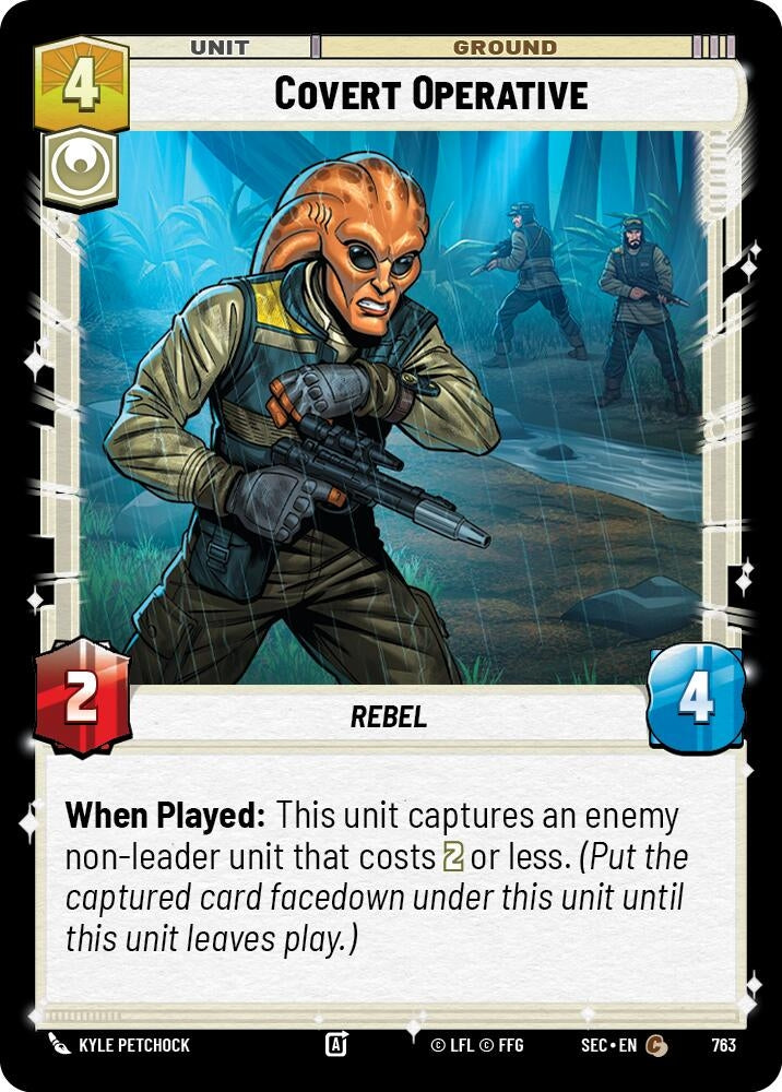 Image for Covert Operative (Foil) (763) (Secrets of Power) - Star Wars: Unlimited