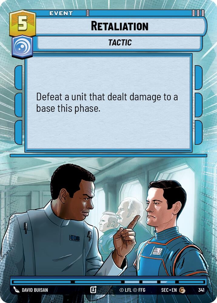 Image for Retaliation (Hyperspace) (341) (Secrets of Power) - Star Wars: Unlimited