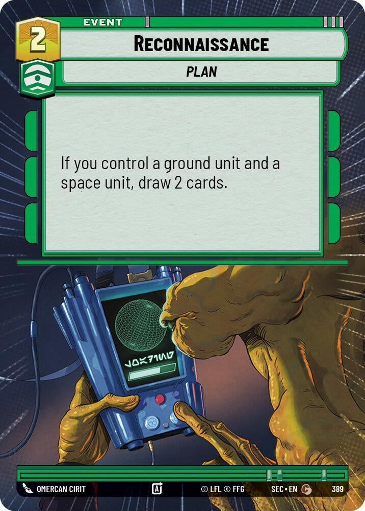 Image for Reconnaissance (Hyperspace) (389) (Secrets of Power) - Star Wars: Unlimited