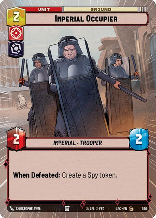 Image for Imperial Occupier (Hyperspace) (396) (Secrets of Power) - Star Wars: Unlimited