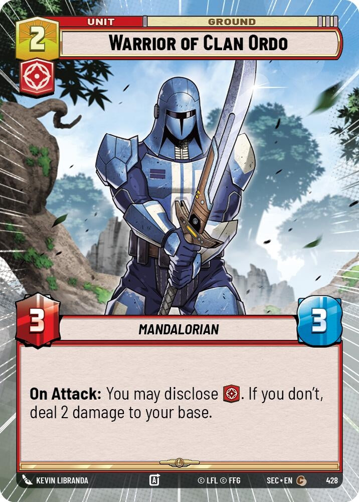 Image for Warrior of Clan Ordo (Hyperspace) (428) (Secrets of Power) - Star Wars: Unlimited