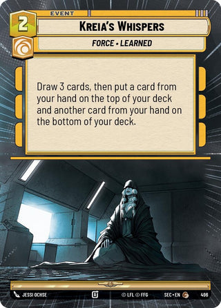 Image for Kreia's Whispers (Hyperspace) (496) (Secrets of Power) - Star Wars: Unlimited