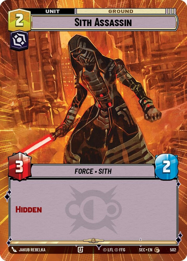 Image for Sith Assassin (Hyperspace) (502) (Secrets of Power) - Star Wars: Unlimited
