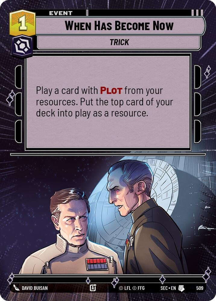 Image for When Has Become Now (Hyperspace) (509) (Secrets of Power) - Star Wars: Unlimited