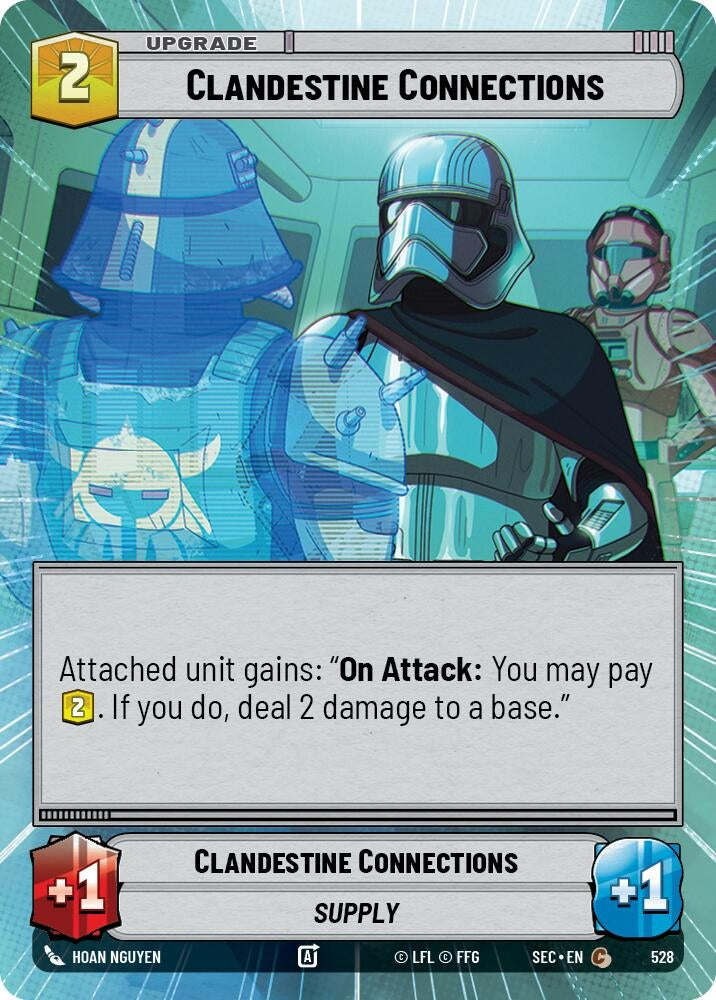 Image for Clandestine Connections (Hyperspace) (528) (Secrets of Power) - Star Wars: Unlimited