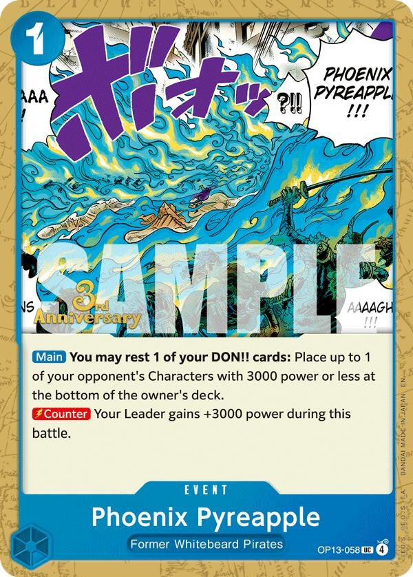 Image for Phoenix Pyreapple (OP13-058) (Carrying On His Will: 3rd Anniversary Tournament Cards) - One Piece Card Game