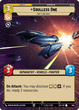 Soulless One - Swift and Agile (Hyperspace Foil) (946) (Secrets of Power)
