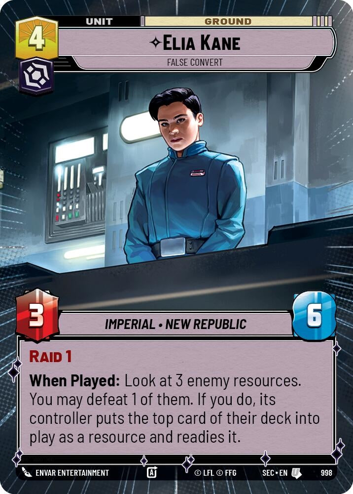Elia Kane - False Convert (Hyperspace Foil) (998) (Secrets of Power)